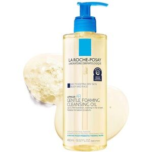 🆕 La Roche-Posay Gentle Foaming Cleansing Oil-dry to extra dry skin/body & face